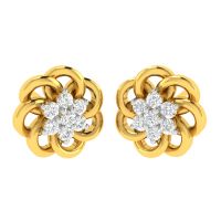 Avsar Real Gold And Diamond Bhavika Earring (code - Ave318yb)