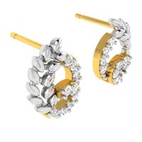 Avsar Real Gold And Diamond Samiksha Earring (code - Ave327yb)