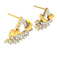 Avsar 18 (750) And Diamond Swara Earring (code - Ave331a)