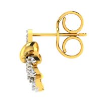 Avsar Real Gold And Diamond Swara Earring (code - Ave331yb)
