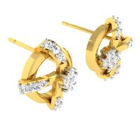 Avsar Real Gold And Diamond Arvika Earring (code - Ave340yb)