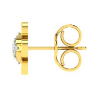 Avsar 18 (750) And Diamond Chetna Earring (code - Ave344a)