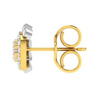 Avsar Real Gold And Diamond Sadhana Earring (code - Ave347yb)