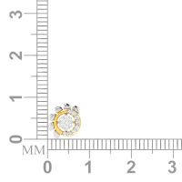 Avsar Real Gold And Diamond Sadhana Earring (code - Ave347yb)