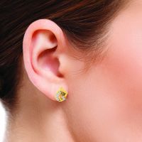 Avsar Real Gold And Diamond Seema Earring (code - Ave352a)