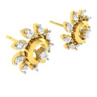 Avsar Real Gold And Diamond Karish Earring (code - Ave374a)