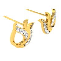 Avsar Real Gold And Diamond Arvika Earring (code - Ave380a)