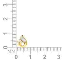 Avsar Real Gold Sachi Earring (code - Ave382yb)