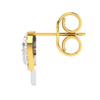 Avsar 18 (750) Yellow Gold And Diamond Nitisha Earring (code - Ave427a)