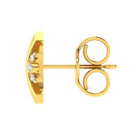 Avsar 18 (750) Yellow Gold And Diamond Bhavika Earring (code - Ave428a)