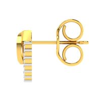 Avsar 18 (750) Yellow Gold And Diamond Anjali Earring (code - Ave429a)