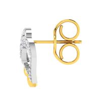 Avsar 18 (750) Yellow Gold And Diamond Janavi Earring (code - Ave430a)