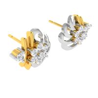 Avsar 18 (750) Yellow Gold And Diamond Pradnya Earring (code - Ave436a)