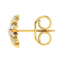 Avsar 18 (750) Yellow Gold And Diamond Swati Earring (code - Ave446a)