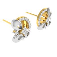 Avsar 18 (750) Yellow Gold And Diamond Sakshi Earring (code - Ave449a)