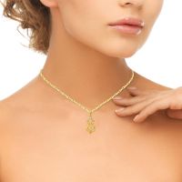 Avsar Real Gold And Diamond Yogini Pendant ( Code - Avp119n )