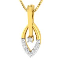 Avsar Real Gold And Diamond 18k Pendant Avp503a