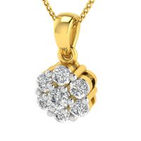 Avsar Real Gold And Diamond 18k Pendant Avp511a
