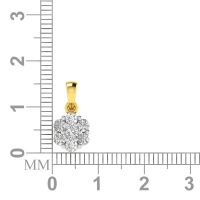 Avsar Real Gold And Diamond 18k Pendant (code - Avp511a)