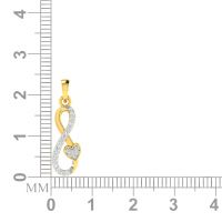 Avsar Real Gold And Diamond 18k Pendant (code - Avp512a)