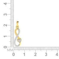 Avsar Real Gold And Diamond 18k Pendant Avp512a