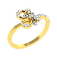 Avsar Real Gold Diamond 18k Ring (code - Avr351a)