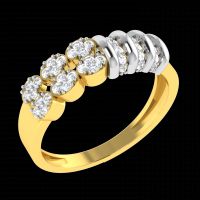 Avsar Real Gold Diamond 18k Ring (code - Avr359a)