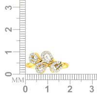 Avsar Real Gold Diamond 18k Ring (code - Avr361a)