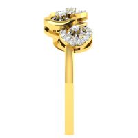 Avsar Real Gold Diamond 18k Ring Avr362a