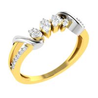 Avsar Real Gold Diamond 18k Ring (code - Avr365a)
