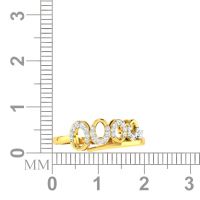 Avsar Real Gold Diamond 18k Ring (code - Avr377a)