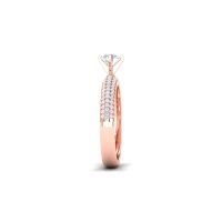 Avsar Real Gold 14k Ring - ( Code - R-3710yb )