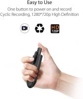 720p HD Pen Camera Covert Body Spy Pocket Dv Cam. Hd(1280*720) Or L(460*360) Video Quality Option