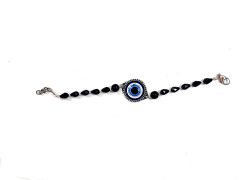 Evil Eye Protection And Peace Lucky Charm Multi Color Bracelet For Men And Women ( Code EVLMTLDRPBR )