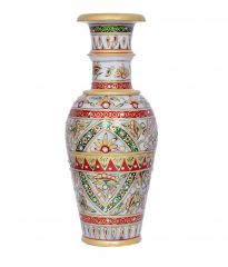 Marble Flower Vase Chfv5037 - Arts & Handicraft