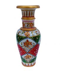 Marble Flower Vase - Chfv_5046 - Handicrafts