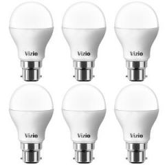 Vizio High Lumens 7 W LED Bulbs Natural White - Pack of 6