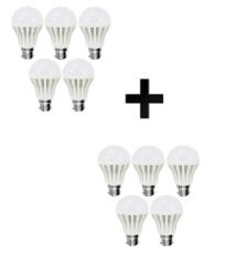 VIZIO COMBO OF 10 W LED (SET OF 5) WITH  5 W LED BULBS(SET OF 5)