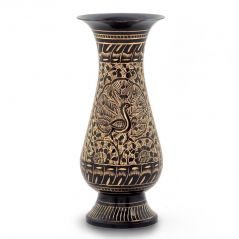 Gift Or Buy Vivan Creation Antique Golden Minakari Work Flower Vase -168