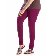 Vivan Creation Ladies Stylish Purple Color Comfortable Cotton Churidaar Leggings  (Product Code - DLI5LCH207)
