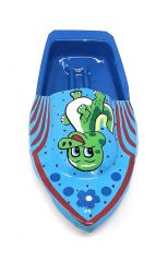 Kuhu Creations Explorer Toy Steam Power Turquois Blue Dinosaur Steam Tin Ship ( Code - BlueDinos-01 )