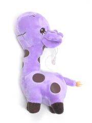 Kuhu Creations Supreme Multicolor Cute Soft Toys. (Giraffe (18cm) Purple)