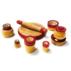 OMLITE Wooden Kitchen Set Toy - ( Code - 60 )