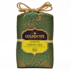 Golden Tips Lemon Green Tea - Brocade Bag, 100g - Tea