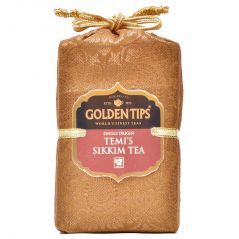 Golden Tips Temi's Sikkim Black Tea - Brocade Bag, 100g - Tea