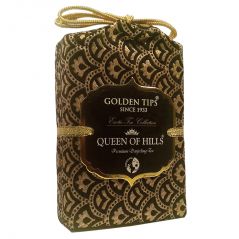 Golden Tips Queen Of Hills Premium Darjeeling Tea - Brocade Bag, 100g - Food & Beverages