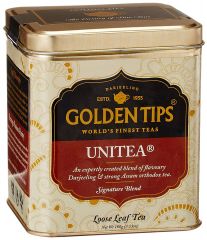 Golden Tips Unitea Tea - Tin Can, 100g - Food & Beverages