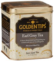 Golden Tips Darjeeling Earl Grey Tea - Tin Can, 100g - Tea