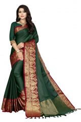 Mahadev Enterprise Multicoloured Soft Cotton Saree With Running Blouse Pics ( Code -BBC148B)