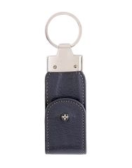 JL Collections Blue Leather Usb Keypouch
